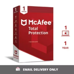 MCAFEE TOTAL PROTECTION 2020 FOR 1 YEAR
