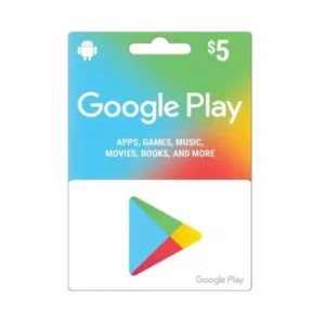 Google Play Gift Card $5 (US Region)