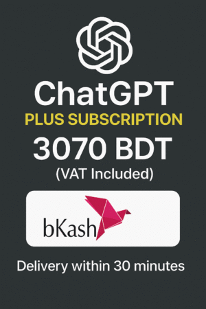 ChatGPT Plus 1 Month (VAT Included)