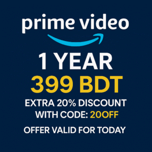 Prime Video 1 Year Subscription (Private)